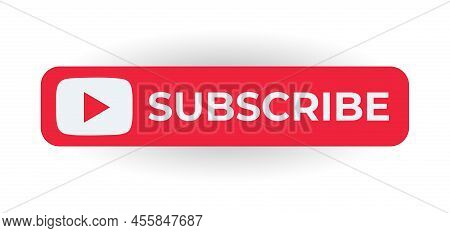 Subscribe Button Icon. Vector Illustration. Business Concept Subscribe Pictogram