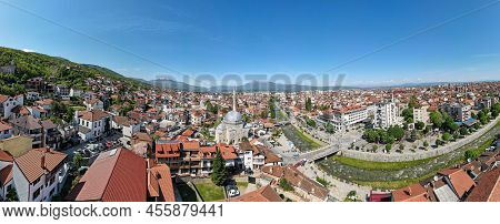 Drone View At The Town Of Prizren In Kosovo