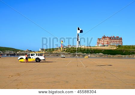 Plavčík van Fistral Beach, Newquay