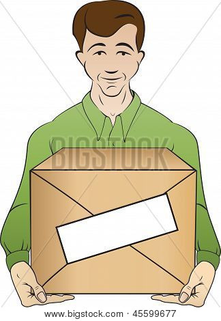 courier houdt vak