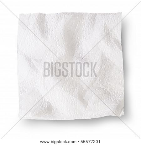 Crumpled Paper Napkins
