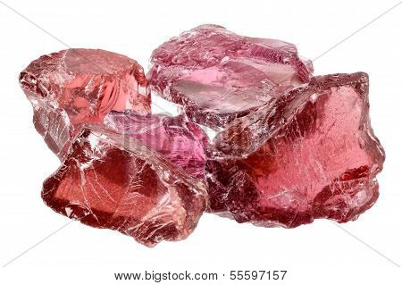 Rhodolite Garnet Crystals