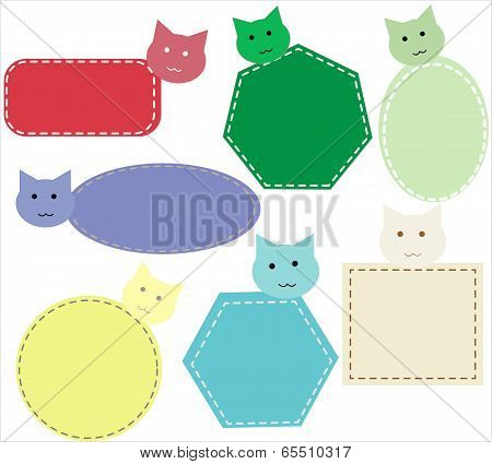 name tag cat style