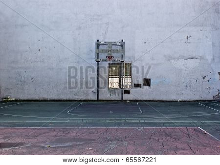 New York City basketball court