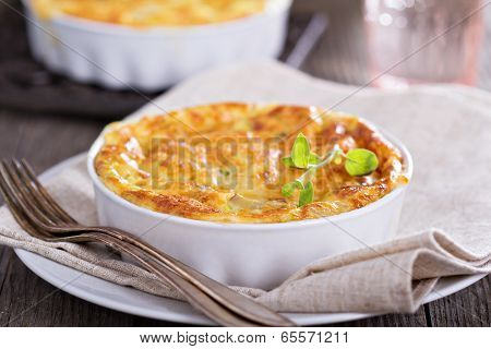 Zucchini and onion bake