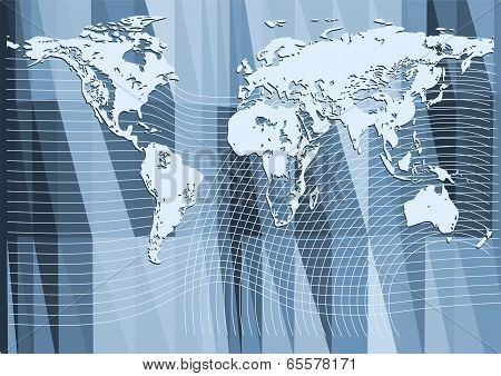 Blue World Background