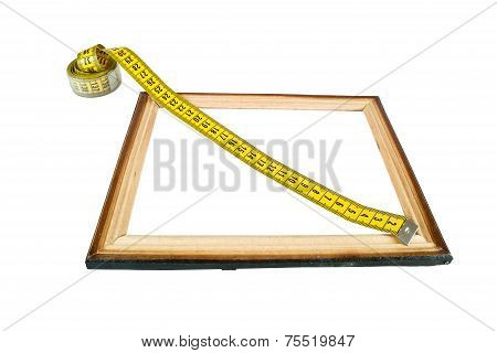 Frame With A Tailoring Meter