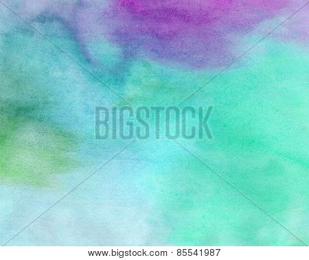 Abstract Watercolor Painted Background