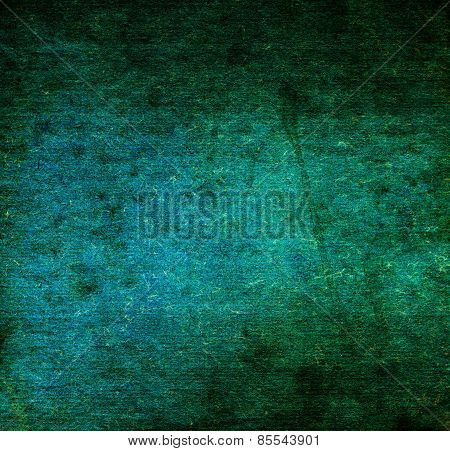 Old Blue Green Canvas Texture Or Background