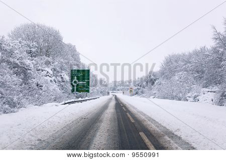 A31 Pokryte śniegiem