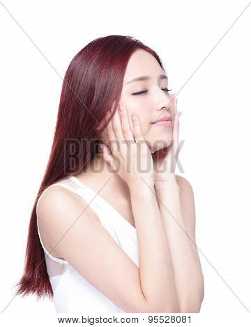 Beauty Woman With Charming Smile