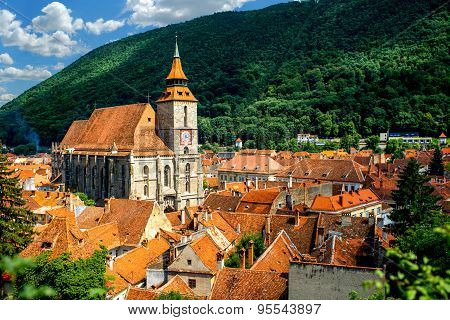 Brasov cityscape in Romania
