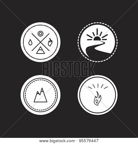 Vector Set Of Ecology Logotypes