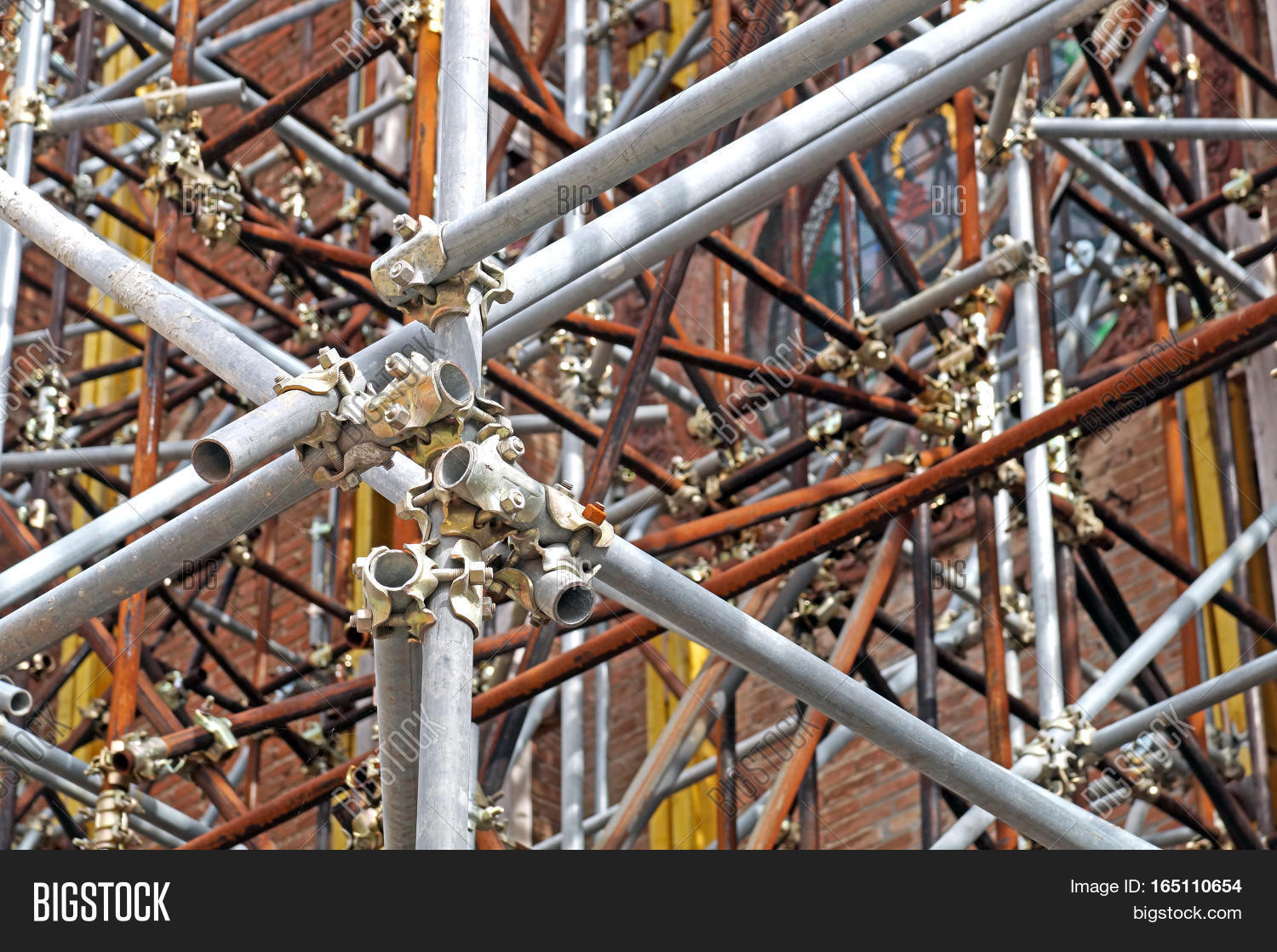 Scaffolding Pipe Clamp Image & Photo (Free Trial) | Bigstock