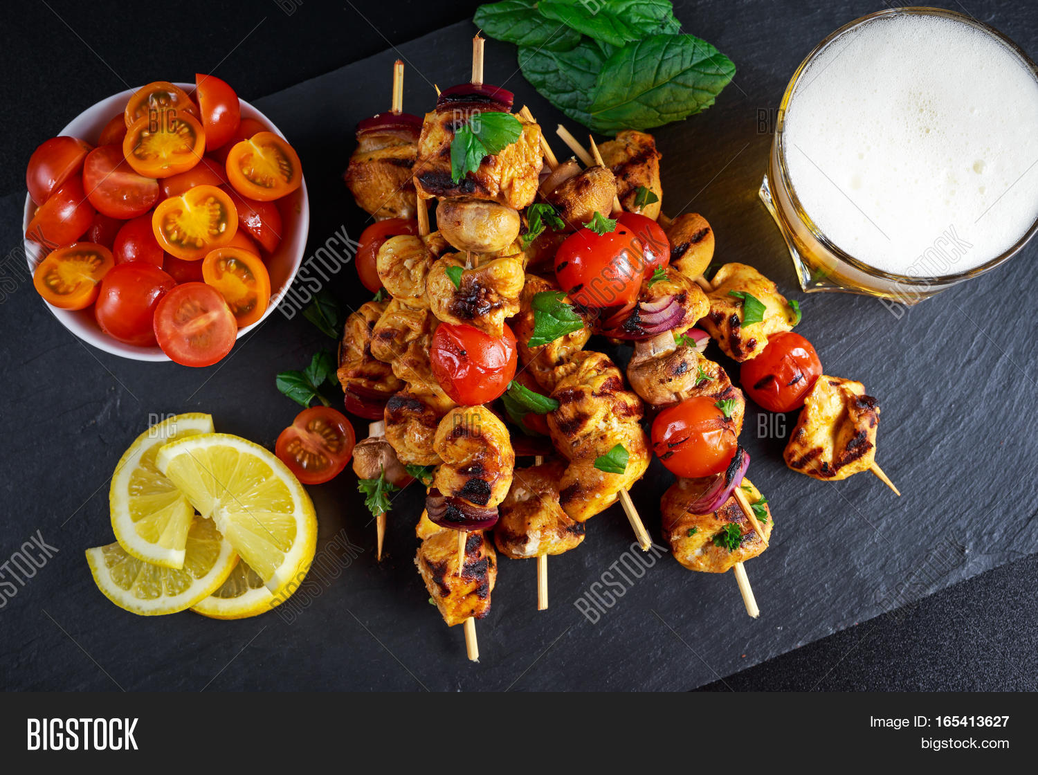 Chicken Skewers Image & Photo (Free Trial) Bigstock
