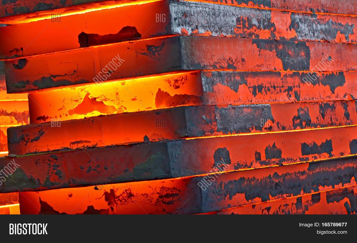 Hot Slab Inside Steel Image & Photo (Free Trial) | Bigstock