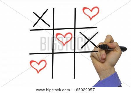 Happy Valentines Day Tic-tac-toe By Xoxo,