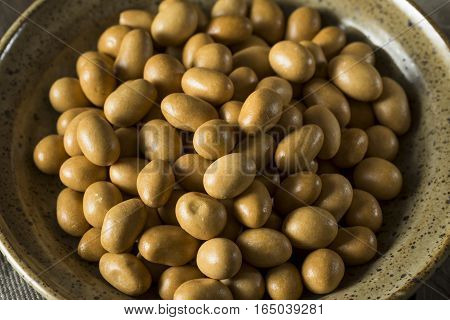 Homemade Brown Japanese Peanuts
