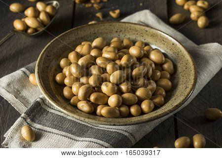 Homemade Brown Japanese Peanuts