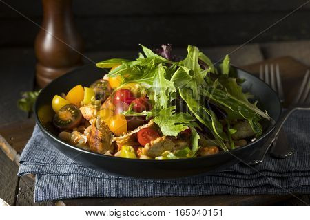 Healthy Organic Mediterranean Buddha Farro Grain Bowl