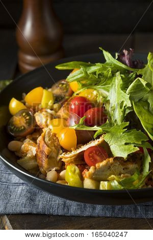 Healthy Organic Mediterranean Buddha Farro Grain Bowl