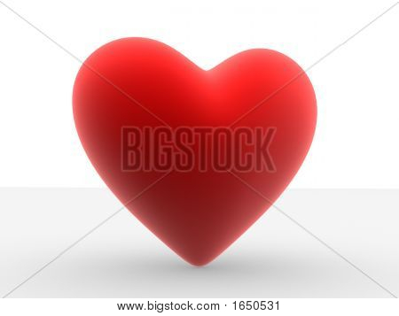 Grande cuore rosso