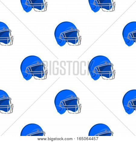 Helmet icon cartoon. Single sport icon from the big fitness, healthy, workout cartoon. - stock vector