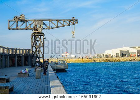 Tel-aviv Port Scene