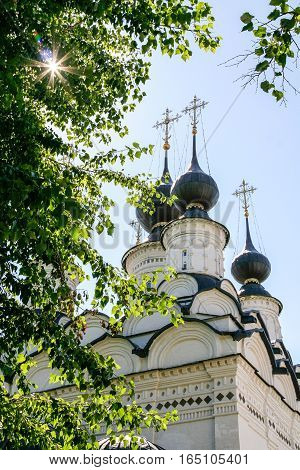 Domes of St. Antipy Church, Russia, Suzdal