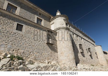 Avila (Castilla y Leon Spain): the famous medieval walls surrounding the city