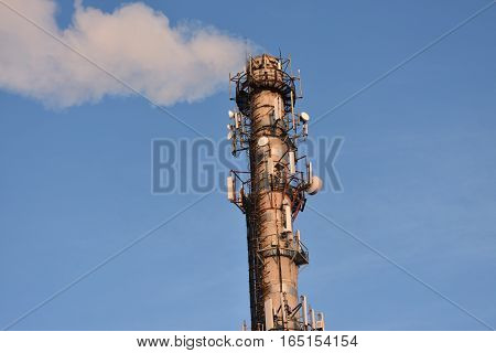 flue pipe boiler  heating in homes Central otoplenie