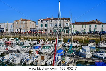 La Flotte France - september 25 2016 : the picturesque port