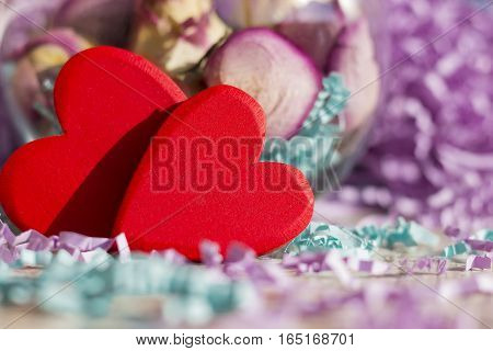 Background or greeting card for Valentine's Day.