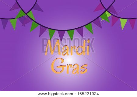 Picture ready for use in Mardi Gras holiday thematic