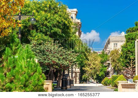 Panoramic View Of Baku - The Capital Of Azerbaijan
