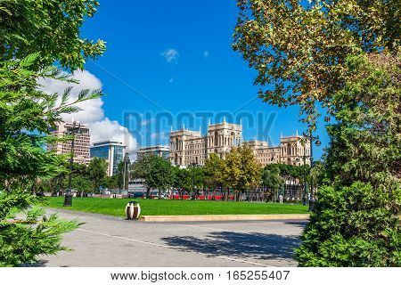 Panoramic View Of Baku - The Capital Of Azerbaijan