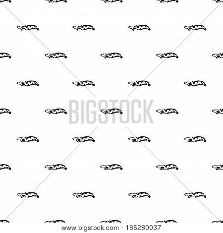 Snakehead fish pattern. Simple illustration of snakehead fish vector pattern for web design