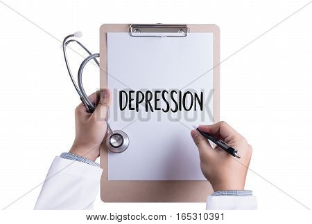 Depression  Miserable Depressed , Depression And Its Consequences, Depressed Emotions Concept ,  Alo