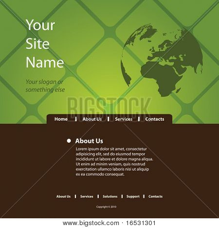 Site Web Template vecteur