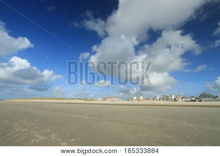 BEACH OF THE TOUQUET , PAS DE CALAIS , HAUTS DE FRANCE . FRANCE
