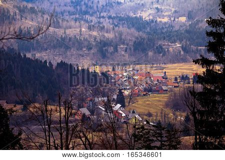 Village Of Lokve In Gorski Kotar