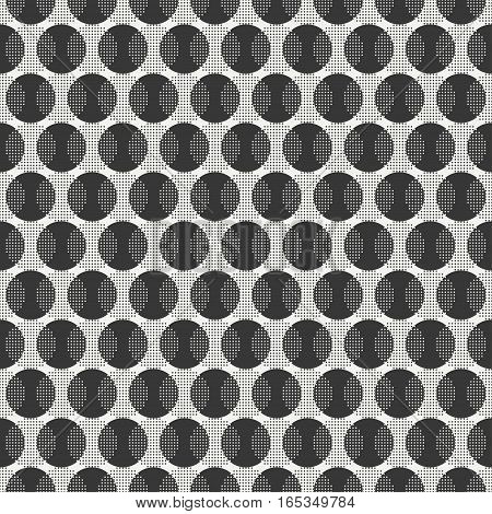 Retro memphis geometric line shapes seamless patterns. Hipster fashion 80-90s. Abstract jumble textures. Black and white. Circle, round, dot. Memphis style for printing, design, poster.