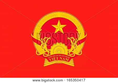 Flag of Vietnam officially the Socialist Republic of Vietnam