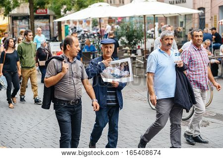 Freedom For Abdullah Ocalan Protest On Strasbourg Street