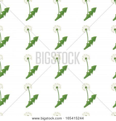 Seamless Pattern Dandelion