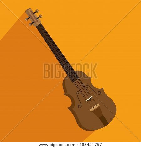 chello instrument isolated icon vector illustration design