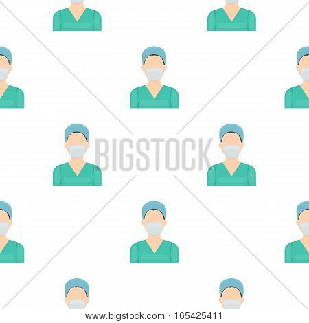 Nurse icon cartoon. Single medicine icon from the big medical, healthcare cartoon. - stock vector