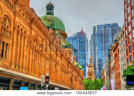 Queen Victoria Building in Sydney, built in 1898. Australia, New South Wales