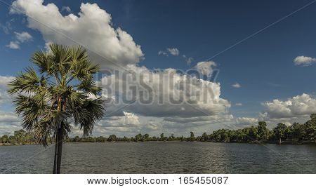 Srah Srang Lake In Nice January Weather In Cambodia