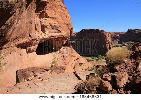 The national park Canyon de Shelly in America